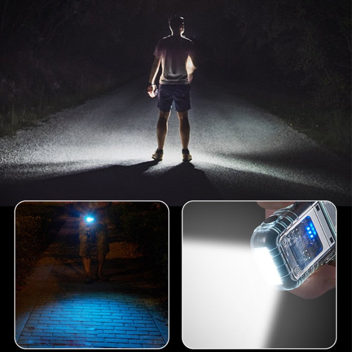 Transparent Keychain Plasma Lighter