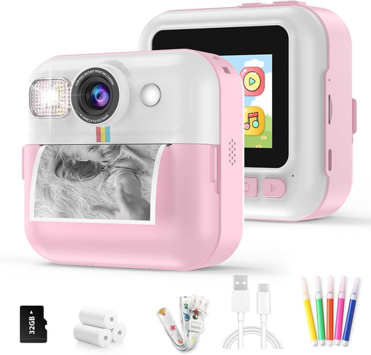 Instant Print Camera for Kids